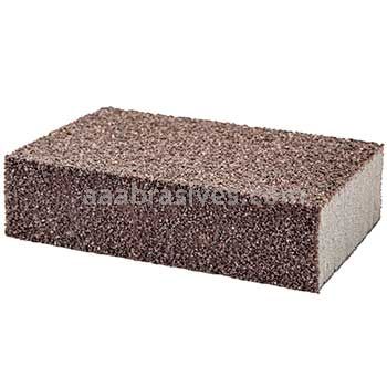 Norton 4 x 2-3/4 x 1/36 80 Norton Small Area General Purpose Crs/Med Sanding Sponges (Bulk Pack)