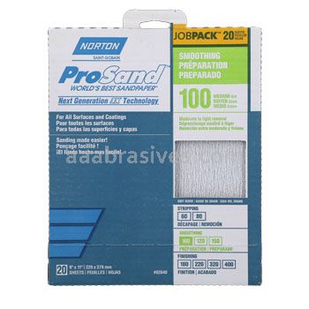 Norton 9 x 11/100/Norton 3X JobPack/A259//Sheets