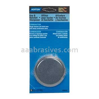 Norton 3 x 5/8 round Crystolon Coarse Fine JT3 Retail Packaged