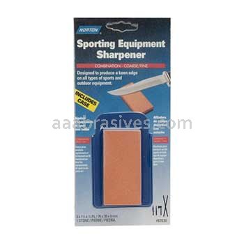 Norton 3 x 1 1/2 x 1/2 w/case Aluminum Oxide Coarse/Fine