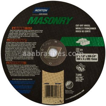 Norton 8 x 1/8 x DM-5/8 Norton Masonry Circular Saw