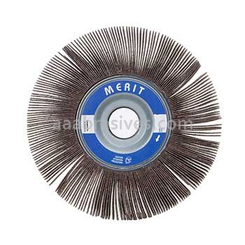 14 x 3 x 1-3/4 80 Grit Merit Grind-O-Flex Large Diameter Flap Wheels