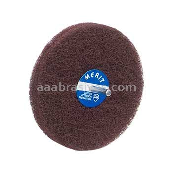 Merit Abrasives Merit Abrasives 08834131567 5 x 1/2 Med 2 Ply Merit Disc Wheel - Spindle Mounted (1/4)