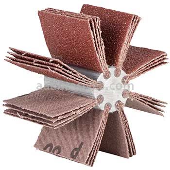 2-5/8 to 3 120 Grit B-815 Merit Aluminum Oxide Bore Polishers