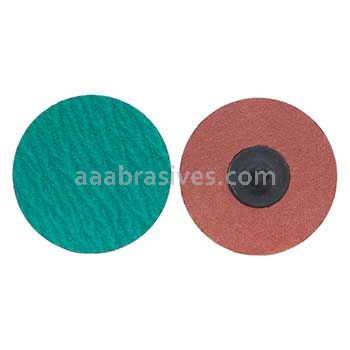 1" 80 Grit Merit Zirc Plus FX QC-T2 R801 PowerLock Quick Change Discs