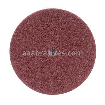 Merit Abrasives 08834162410 6" Merit A/O Medium High Strength Buffing Discs 1/2" Arbor Hole