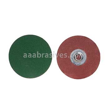 3" 80 Merit Zenith Ceramic Fiber QC-T2 F986 PowerLock Quick Change Discs