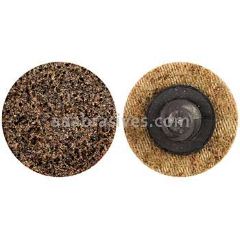 Merit Abrasives 08834166248 1" Merit A/O Coarse Type 3 Merit Rapid Prep Quick Change Discs with Locking Attachment