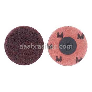 1-1/2" Merit A/O Medium Type 1 Quick Change Buffing Discs