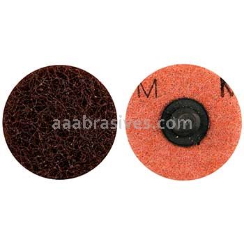 1-1/2" Merit A/O Medium Type 3 Quick Change Buffing Discs