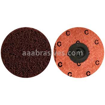 3" Merit A/O Coarse Type 2 Quick Change Buffing Discs