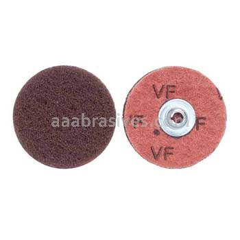 4" Merit A/O Very Fine Type 2 Buffing Discs with Quick Change Locking Attachment