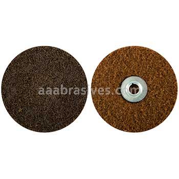 Merit Abrasives 08834166411 5 x 5/8-11 A/O Coarse 80 Brown Merit Rapid Prep Quick Change Discs Type II with 5/8-11 Fastener