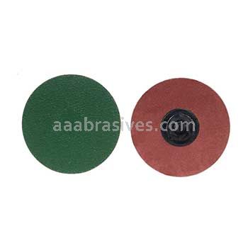 1" 40 Grit Merit Zirc Plus QC-T1 R801 PowerLock Quick Change Discs