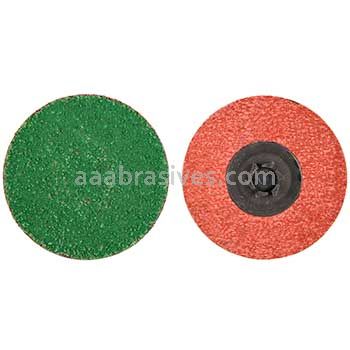 Norton 08834167025 2" 50 Grit TP Bluefire R887D Quick-change Discs