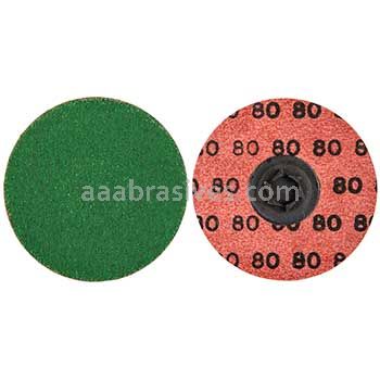 Norton 08834167032 3" 50 Grit TP Bluefire R887D Quick-change Discs
