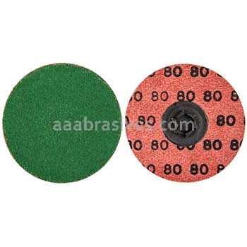 Norton 08834167034 3" 80 Grit TP Bluefire R887D Quick-change Discs