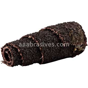 3/8 x 1 x 1/8 60 Grit Merit A/O Full-Tapered Spiral Rolls