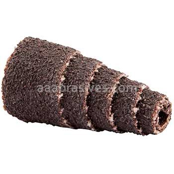 1/2 x 1 x 1/8 /80 /M-8 /Merit Aluminum Oxide /Spiral Rolls, Full-Tapered (Spirapoints)