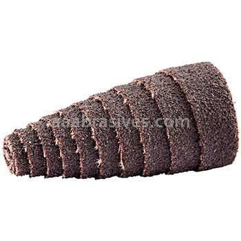 1 x 2 x 3/16 60 Grit Merit A/O Full-Tapered Spiral Rolls