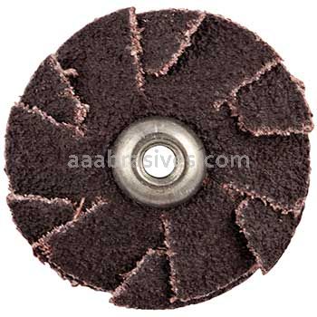 1-1/4 /80 / 8-32 /Merit Aluminum Oxide /Overlap Slotted Discs (2/Set)