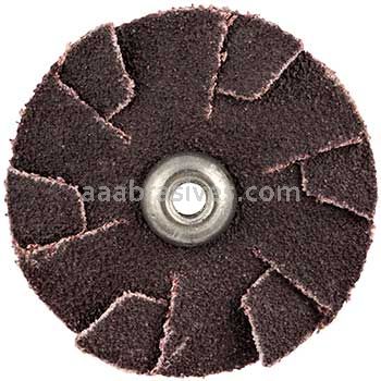 Merit Abrasives 08834184079 1-1/2" Overlap Slotted Discs (2/Set) 80 Grit Merit Aluminum Oxide 8-32 Eyelet