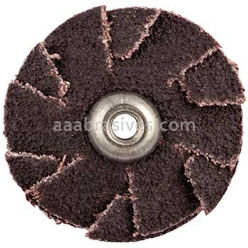 1-1/4 /120 / 8-32 /Merit Aluminum Oxide /Overlap Slotted Discs (2/Set)