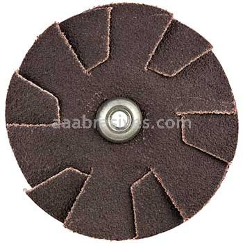 4 /100 /1/4-20 /Merit Aluminum Oxide /Overlap Slotted Discs (2/Set)