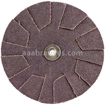 4-1/2 /120 /1/4-20 /Merit Aluminum Oxide /Overlap Slotted Discs (2/Set)
