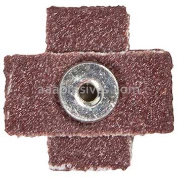 1 x 1 x 3/8 /120 / 3-48 /Merit Aluminum Oxide (8 Ply) /Cross Pads