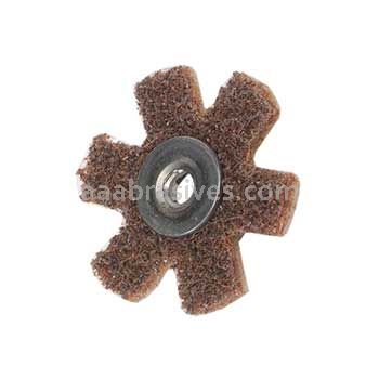 Merit Abrasives 08834185923 1-1/2 x 1/4-20 A/O Coarse Merit Type GD Surface Preparation Stars 1/4-20 Eyelet