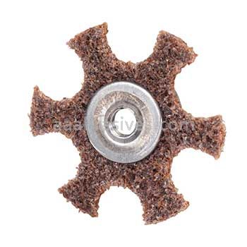 Merit Abrasives 08834185926 2 x 1/4-20 A/O Coarse Merit Type GD Surface Preparation Stars 1/4-20 Eyelet