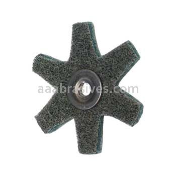 Merit Abrasives 08834185928 2 x 1/4-20 A/O Very Fine Merit Type GD Surface Preparation Stars 1/4-20 Eyelet