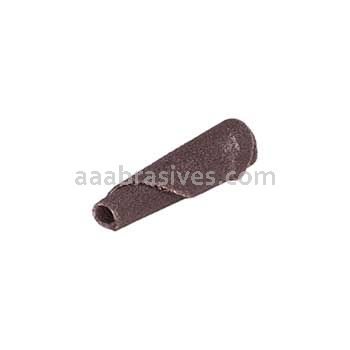 3/16 x 1 x 2-1/2 60 Grit K-110 Merit Aluminum Oxide Taper Cone Points