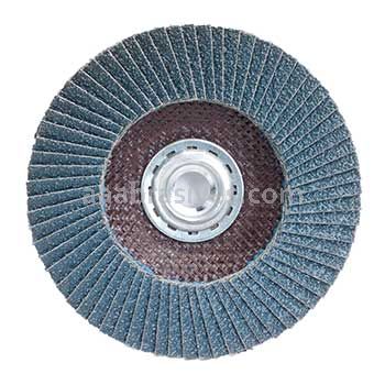 4-1/2 x 5/8-11 36 Grit Merit Type 27 Zirc Powerflex Flap Discs
