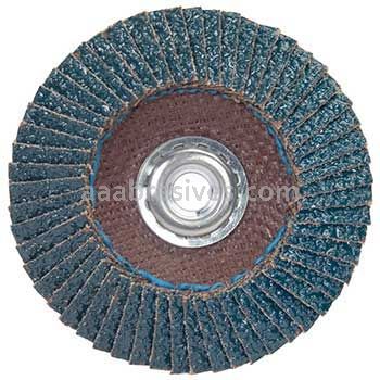 7 x 5/8-11 80 Grit Merit Type 29 Zirc Powerflex Flap Discs