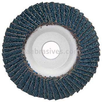 4-1/2 x 7/8 40 Grit Merit Type 29 Zirc Merit Powerflex Flap Discs