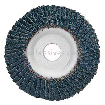 7 x 7/8 40 Merit Type 29 Aluminum Plate Zirc Merit Powerflex Flap Discs