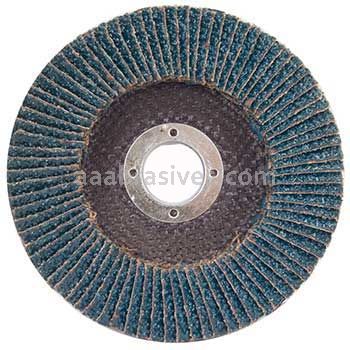 4-1/2 x 7/8 120 Merit Type 27 High Density Fiberglass Plate Zirc Powerflex Flap Discs