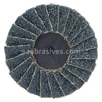 2" 60 Grit Merit Type 27 Mini Type 2 Zirc Flap Discs