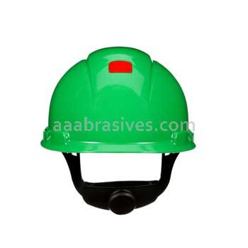 3M™ 7100239994 SecureFit™ Hard Hat H-704SFR-UV Green 4-Pt Pressure Diffusion Ratchet Suspension W/ Uvicator