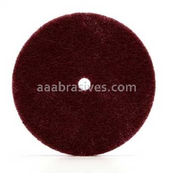 3M™ 7000121022 1-1/2 x 1/8 A/O Very Fine PR-DC Scotch-Brite™ Production Clean and Finish Disc