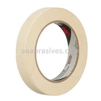 3M™ General Use Masking Tape 201+, Tan, 18 mm x 55 m