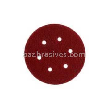 3M™ 7010292688 6 x 6 Holes A/O Very Fine Scotch-Brite™ Hookit™ 07447 Pro Disc