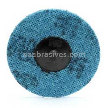 3M&trade; 7010366381 2” TR A/O Very Fine SPR 014182N SC-DR Scotch-Brite&trade; Roloc&trade; Surface Conditioning Disc