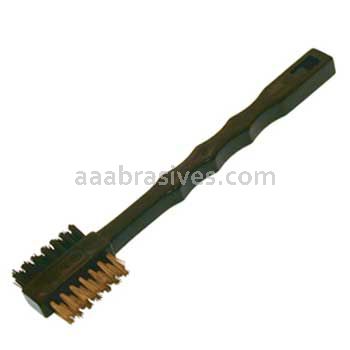 Osborn 7-1/4" All Purpose Scratch Brush Brass/Black Polypro #54375