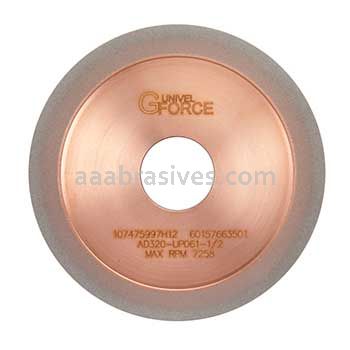 Norton Abrasives 60157663501 5 x 3/8 x 1-1/4 AD320-UP061 Diamond G-Force Type 1A1RN Fluting Wheel
