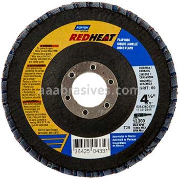 Norton 4-1/2 x 7/8/36/Norton TwinFiber Type 29///Norton Flap Discs