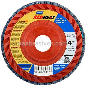 Norton 4-1/2 x 7/8 40 Norton TwinStar Type 27 Norton Flap Discs