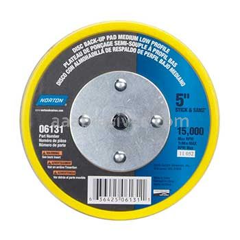 Norton 5" PSA Medium Low Profile Back Up Pads